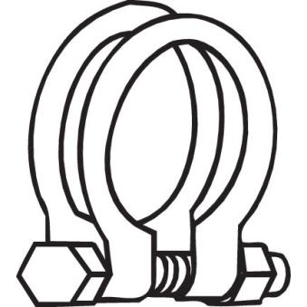 Pièce de serrage, échappement BOSAL