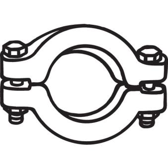 Pièce de serrage, échappement BOSAL