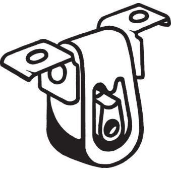 Bandes de caoutchouc, échappement BOSAL