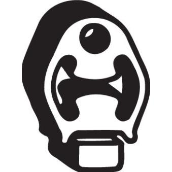 Bandes de caoutchouc, échappement BOSAL