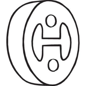 Bandes de caoutchouc, échappement BOSAL