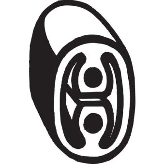 Bandes de caoutchouc, échappement BOSAL