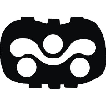 Bandes de caoutchouc, échappement BOSAL