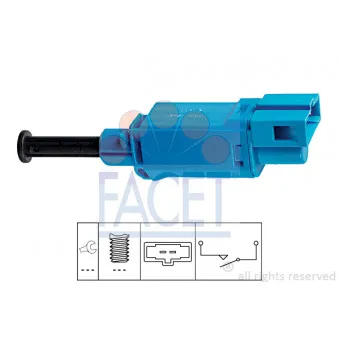 Interrupteur des feux de freins FACET 7.1142