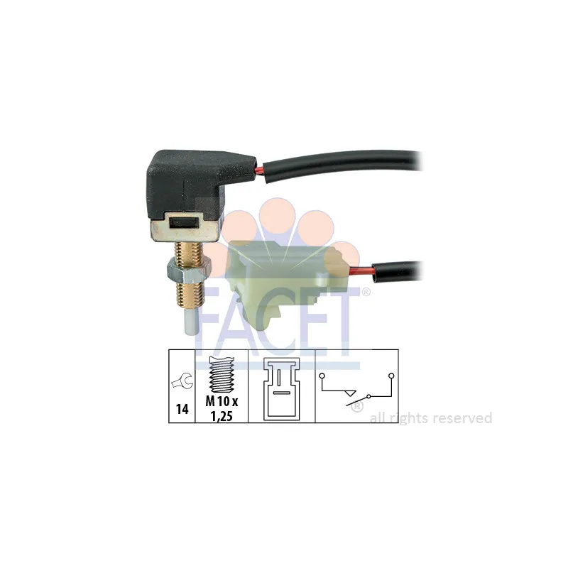 Commande, embrayage (régulateur de vitesse) FACET 7.1298
