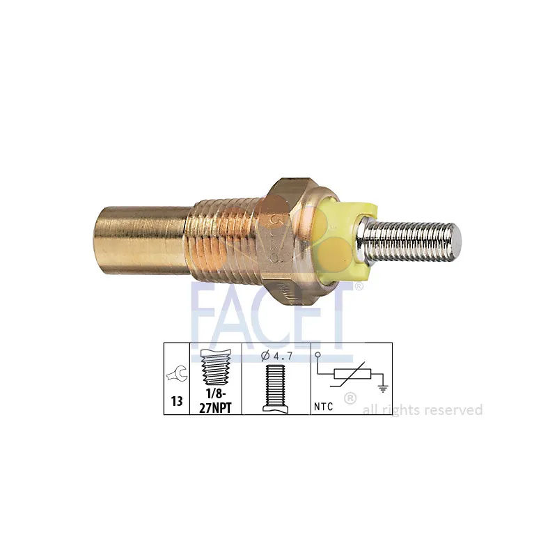 Sonde de température, liquide de refroidissement FACET 7.3028