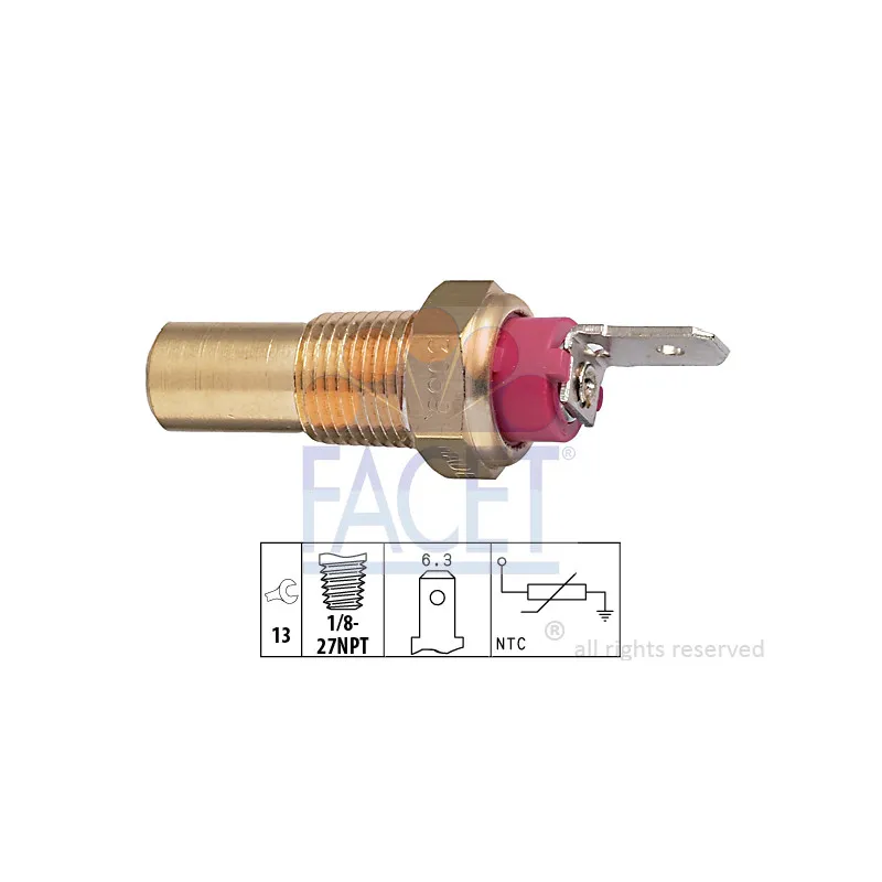 Sonde de température, liquide de refroidissement FACET 7.3069