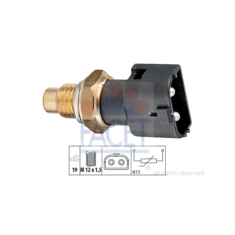 Sonde de température, liquide de refroidissement FACET 7.3109