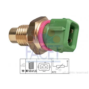 Sonde de température, liquide de refroidissement FACET 7.3114