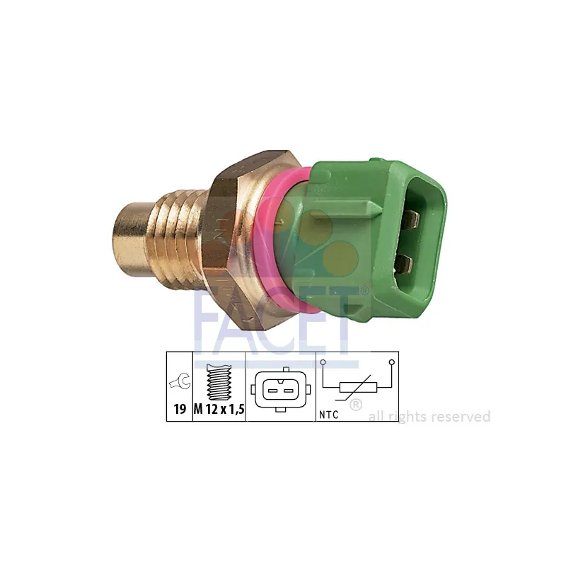 Sonde de température, liquide de refroidissement FACET 7.3114