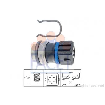 Sonde de température, liquide de refroidissement FACET 7.3146