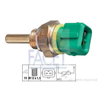 Sonde de température, liquide de refroidissement FACET 7.3148