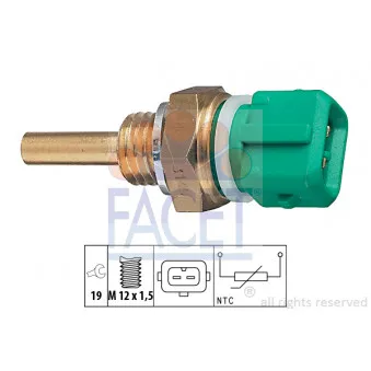 Sonde de température, liquide de refroidissement FACET 7.3149