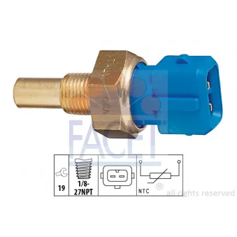 Sonde de température, liquide de refroidissement FACET 7.3156