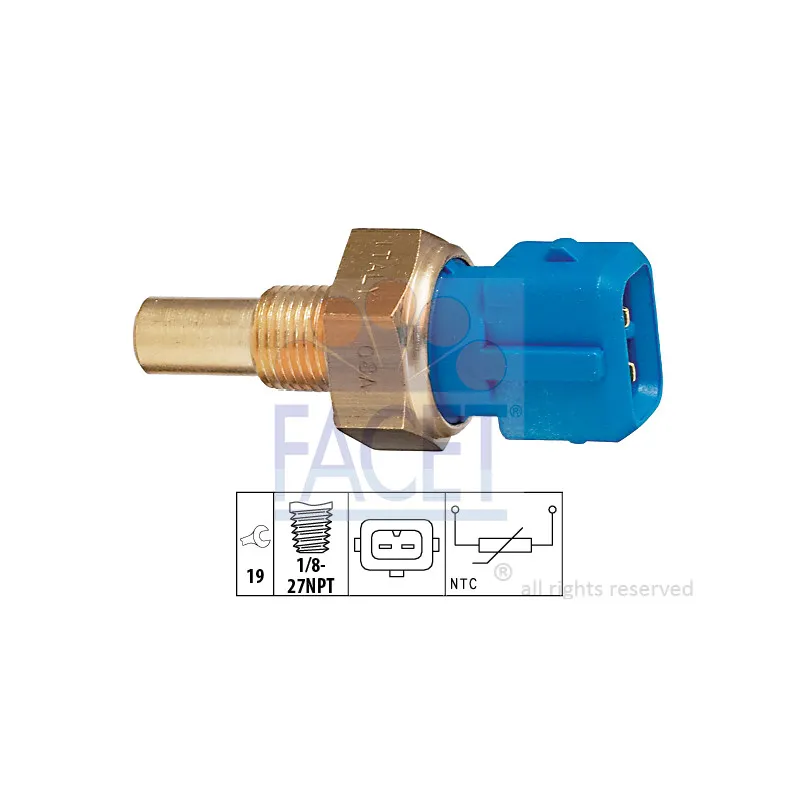 Sonde de température, liquide de refroidissement FACET 7.3156