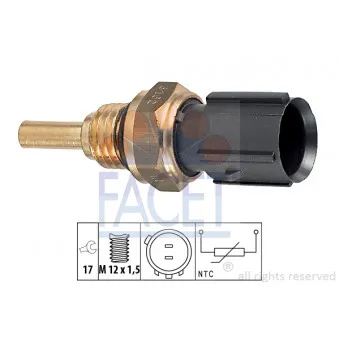 Sonde de température, liquide de refroidissement FACET 7.3162