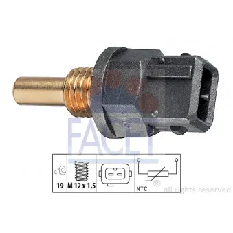 Sonde de température, liquide de refroidissement FACET 7.3178