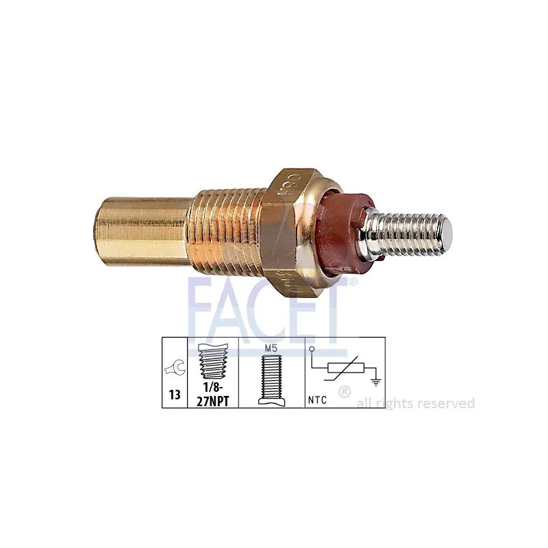 Sonde de température, liquide de refroidissement FACET 7.3180