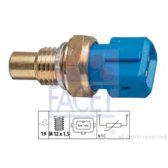Sonde de température, liquide de refroidissement FACET 7.3194