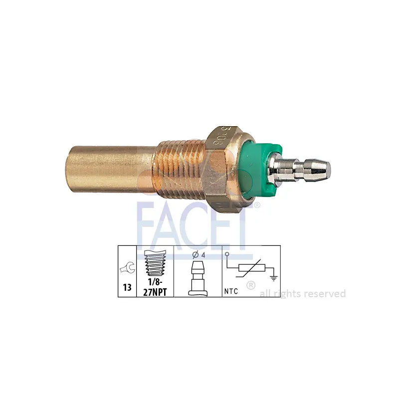 Sonde de température, liquide de refroidissement FACET 7.3208