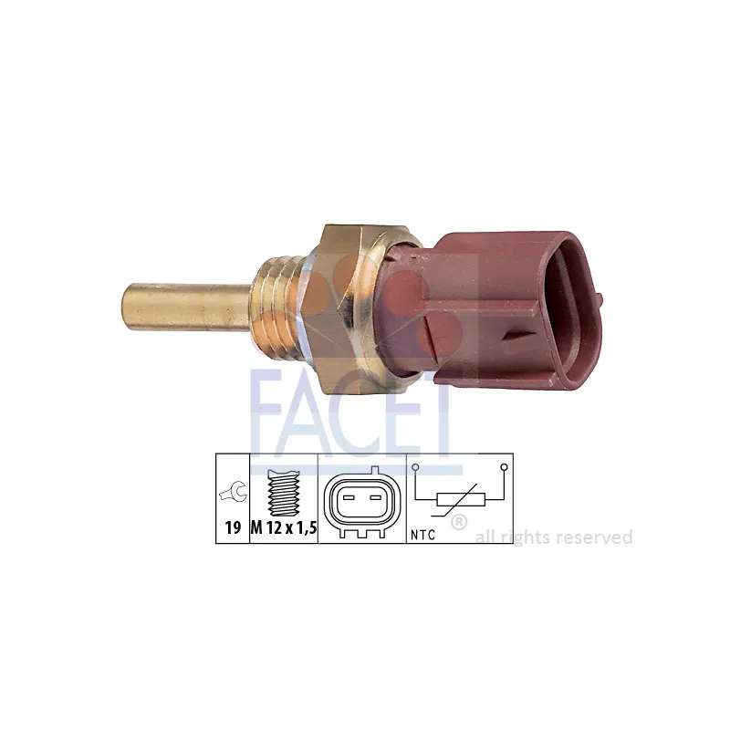 Sonde de température, liquide de refroidissement FACET 7.3213