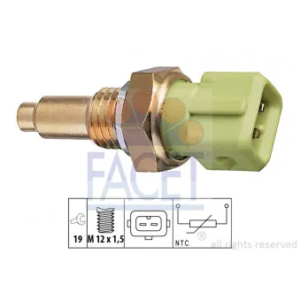 Sonde de température, liquide de refroidissement FACET 7.3220