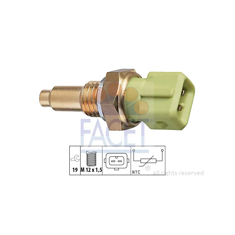 Sonde de température, liquide de refroidissement FACET 7.3220