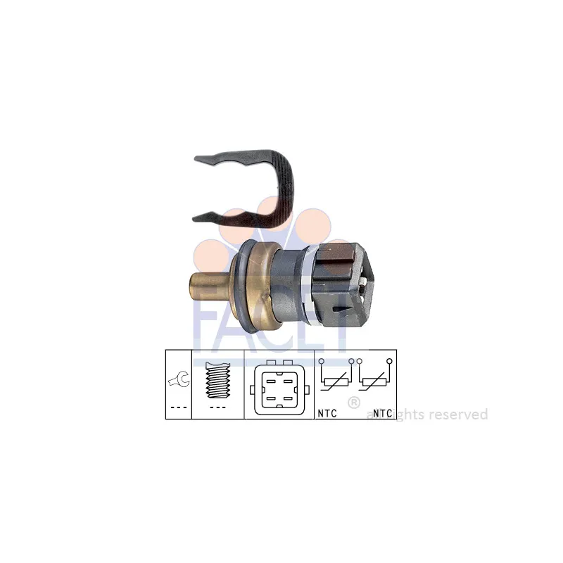 Sonde de température, liquide de refroidissement FACET 7.3232