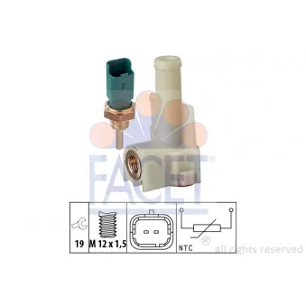 Sonde de température, liquide de refroidissement FACET 7.3233K