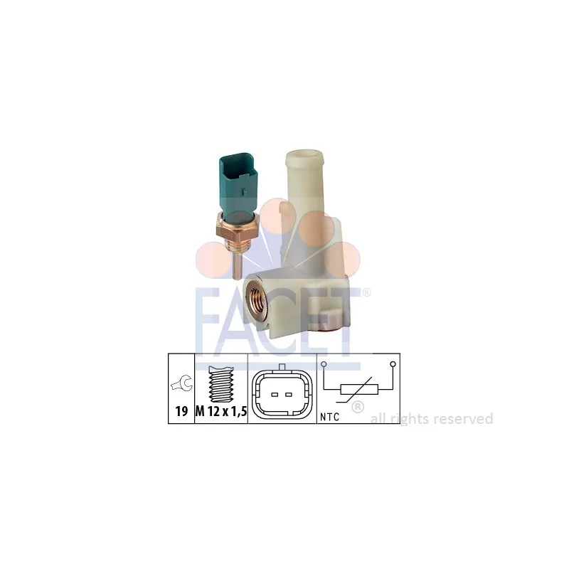 Sonde de température, liquide de refroidissement FACET 7.3233K