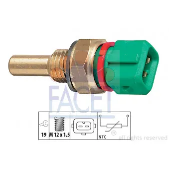 Sonde de température, liquide de refroidissement FACET