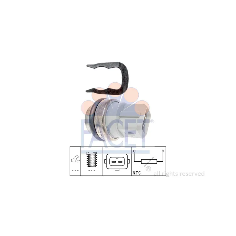 Sonde de température, liquide de refroidissement FACET 7.3254