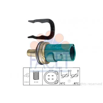 Sonde de température, liquide de refroidissement FACET 7.3258