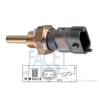 Sonde de température, liquide de refroidissement FACET 7.3264