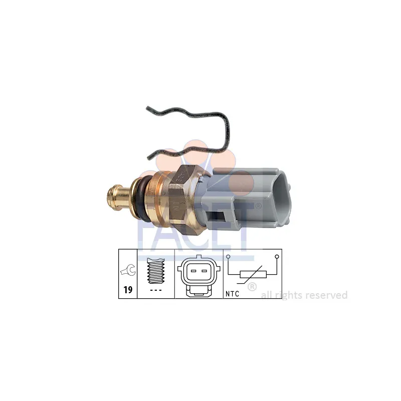 Sonde de température, liquide de refroidissement FACET 7.3285