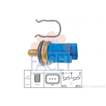 Sonde de température, liquide de refroidissement FACET 7.3293