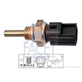 Sonde de température, liquide de refroidissement FACET 7.3298