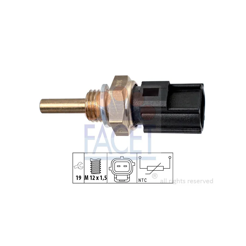 Sonde de température, liquide de refroidissement FACET 7.3298
