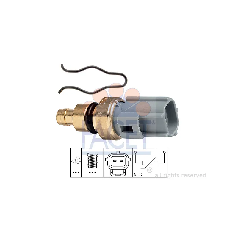 Sonde de température, liquide de refroidissement FACET 7.3302