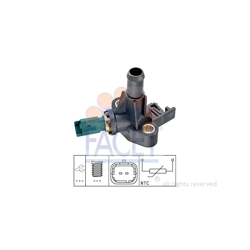Sonde de température, liquide de refroidissement FACET 7.3318