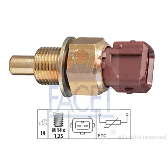 Sonde de température, liquide de refroidissement FACET 7.3321