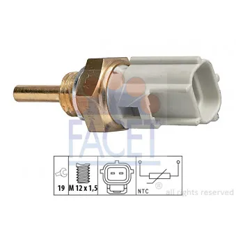 Sonde de température, liquide de refroidissement FACET 7.3323
