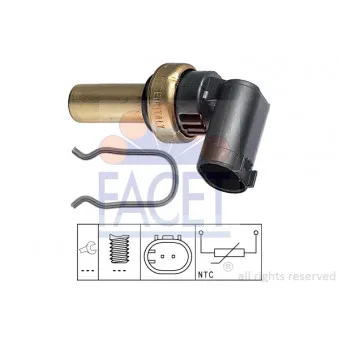 Sonde de température, liquide de refroidissement FACET 7.3324