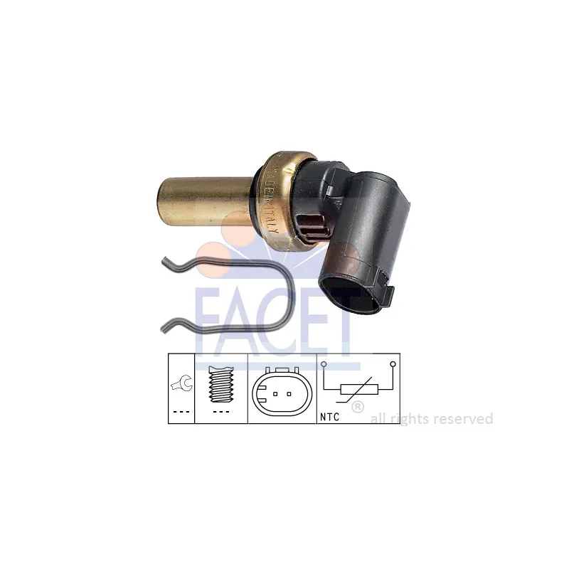 Sonde de température, liquide de refroidissement FACET 7.3324