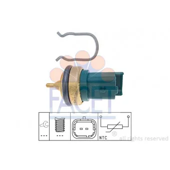 Sonde de température, liquide de refroidissement FACET 7.3328