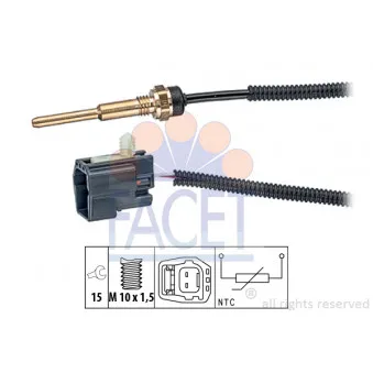 Sonde de température, liquide de refroidissement FACET 7.3331