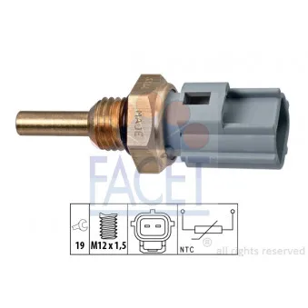 Sonde de température, liquide de refroidissement FACET 7.3334