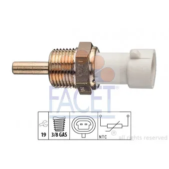 Sonde de température, liquide de refroidissement FACET 7.3335