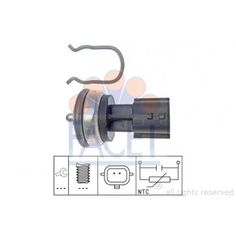 Sonde de température, liquide de refroidissement FACET 7.3337