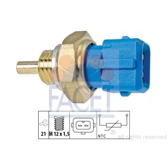 Sonde de température, liquide de refroidissement FACET